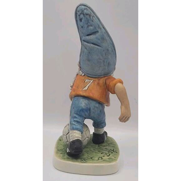 1975 Goebel Ceramic Gnome 1752518 Co-Boy Bert The Soccer Player W Germany VTG - Picture 3 of 9